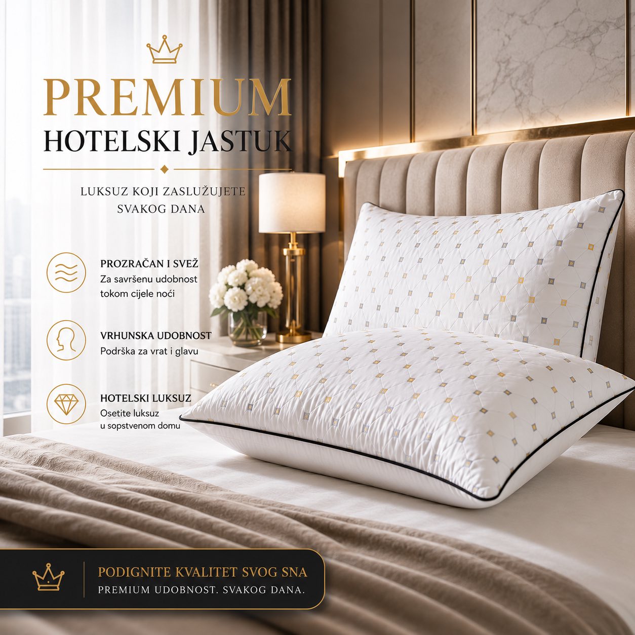Premium hotelski jastuk
