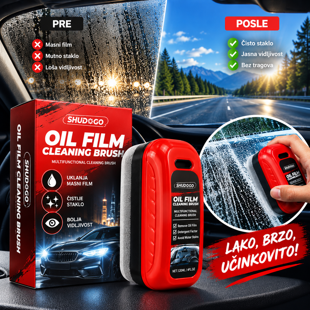 OIL FILM CLEANING BRUSH™ 1+1 GRATIS