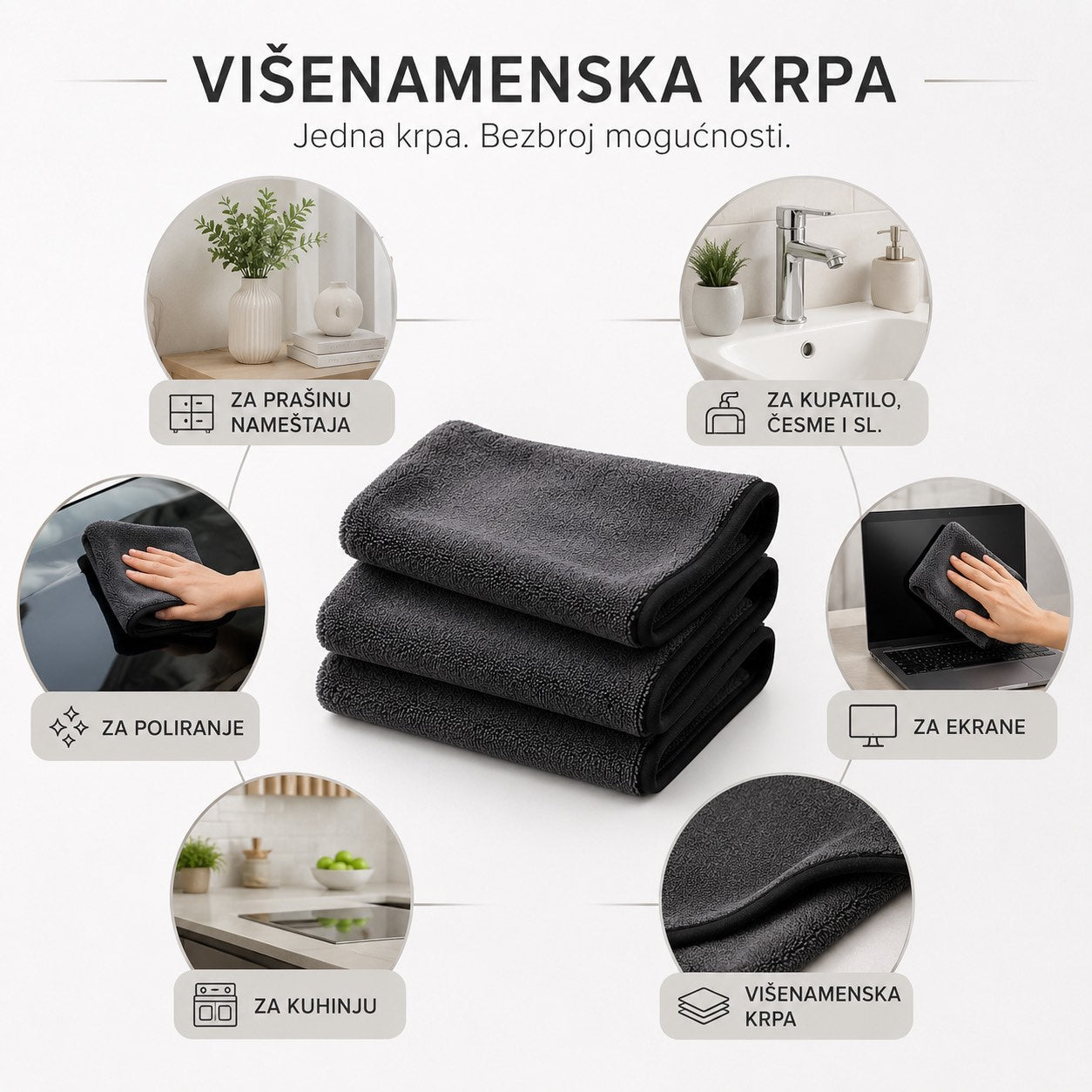 MagicWipe™ mikrofiber krpe