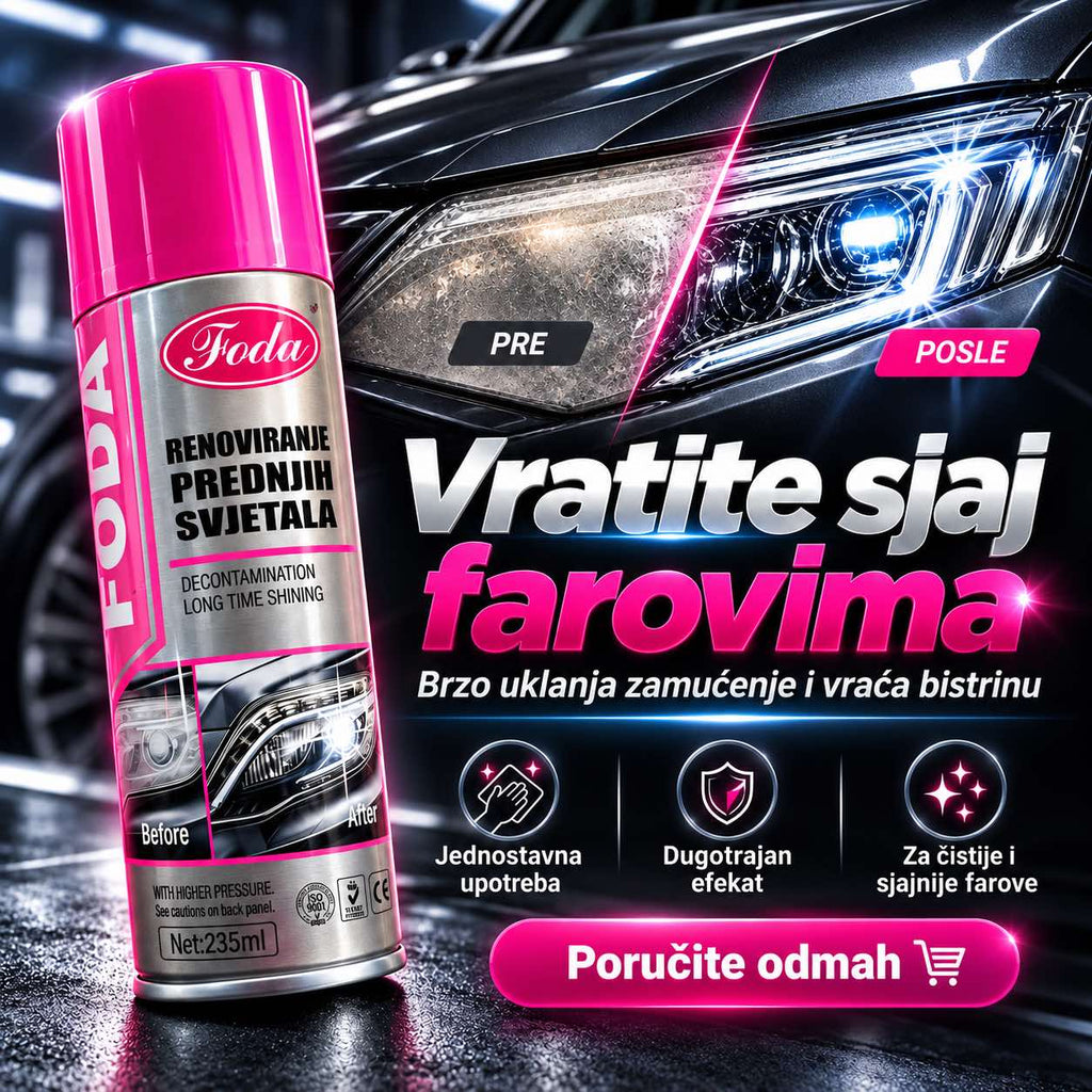 Sprej za renoviranje farova 🚗✨